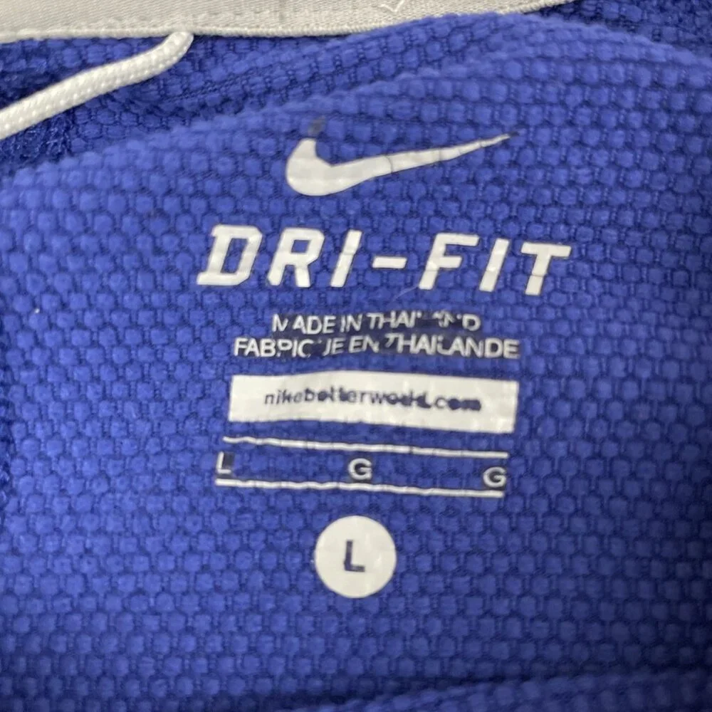 Nike Running Dri-Fit T-Shirt Men’s L Long Sleeve Thumbholes Active V-Stitched